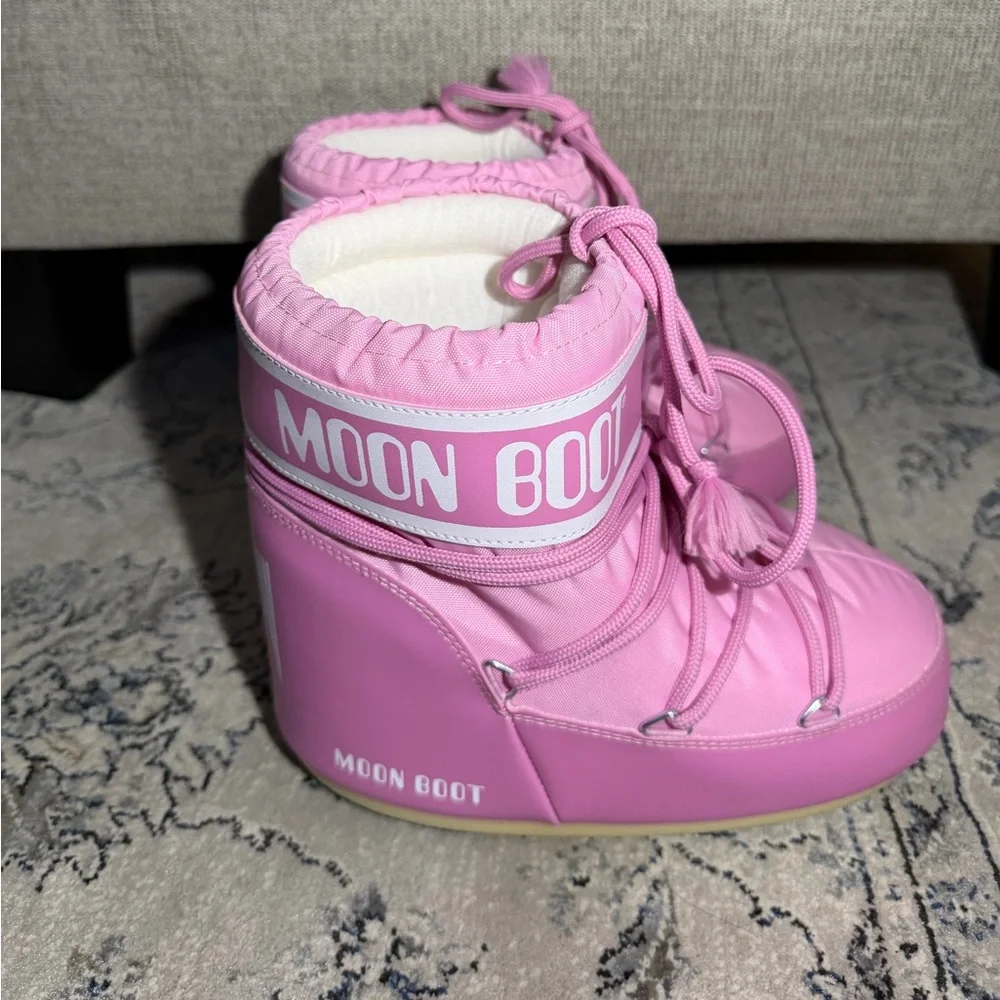 Moon Boot Icon Low Boot Pink